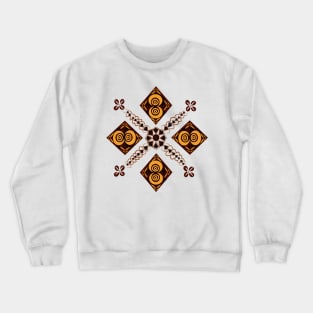 African Inspired (Diamonds and Eyes) Crewneck Sweatshirt